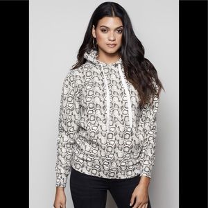 NWT Good American snakeskin hoodie!